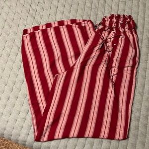 American Eagle XXS wide leg striped pants